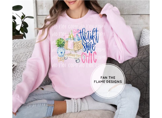 Thrift Store Chic Short/Long/Sweatshirt