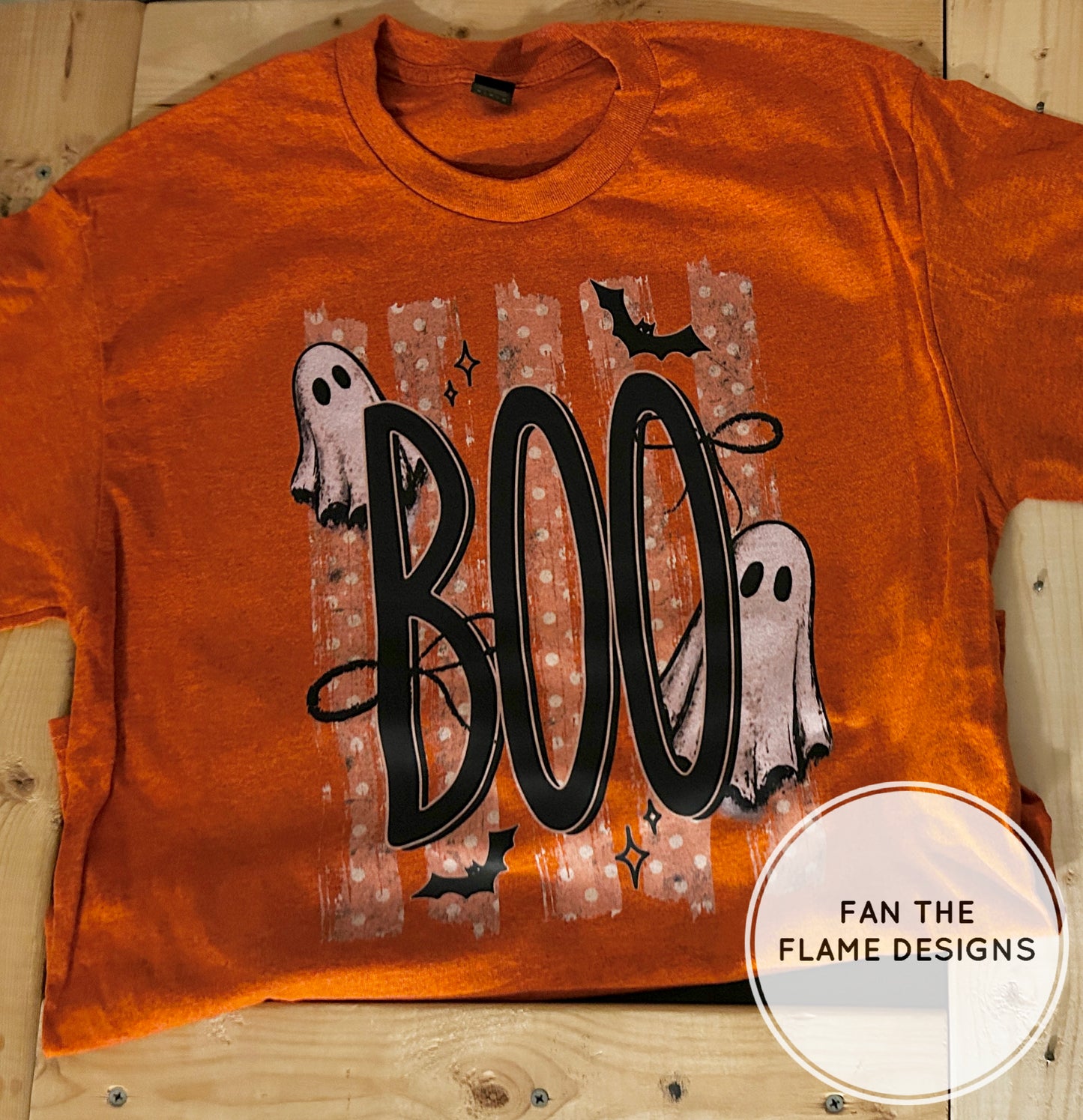 Spooky Striped Boo
