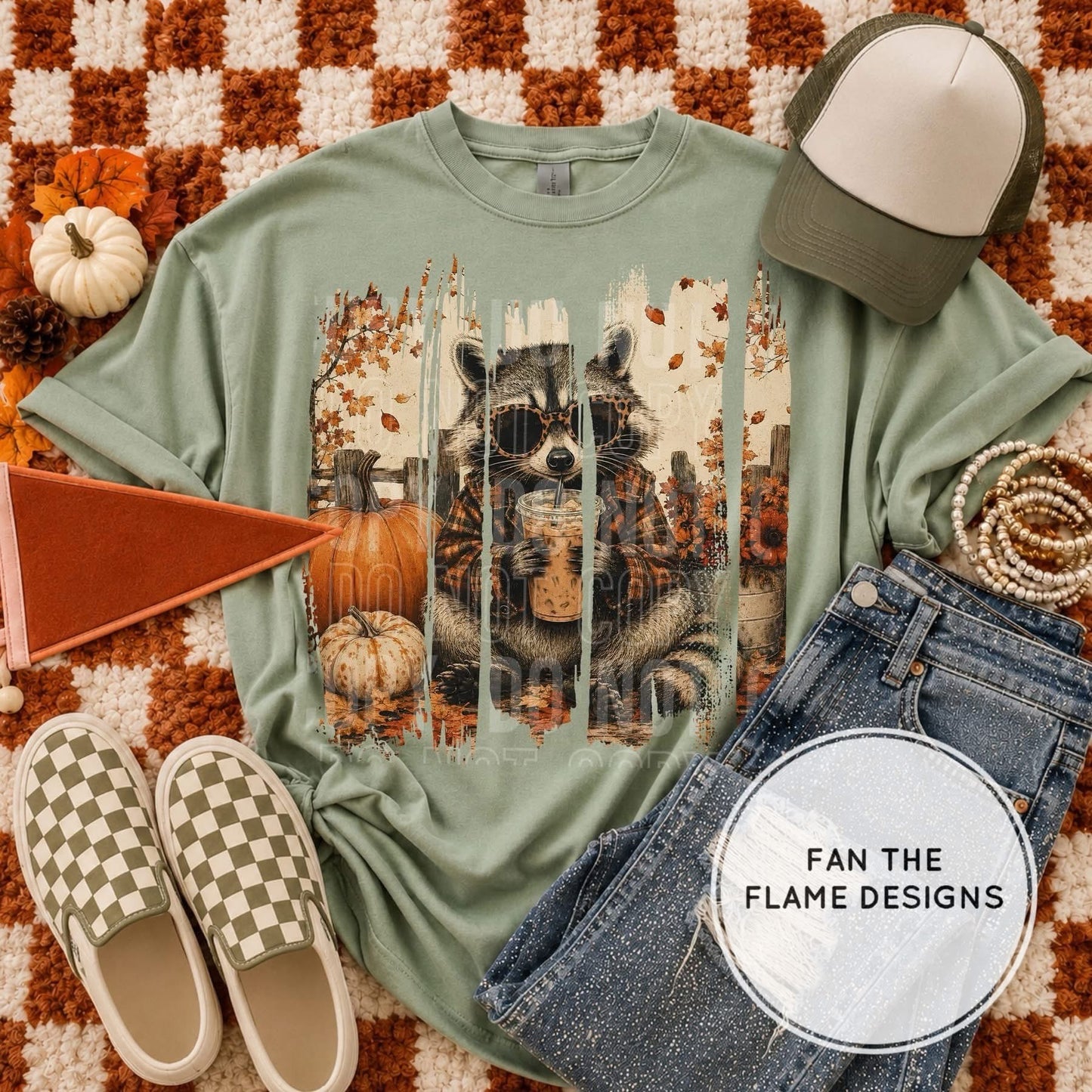 Fall Raccoon