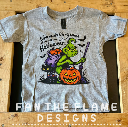 Who needs Christmas when you can steal Halloween? DTF Print