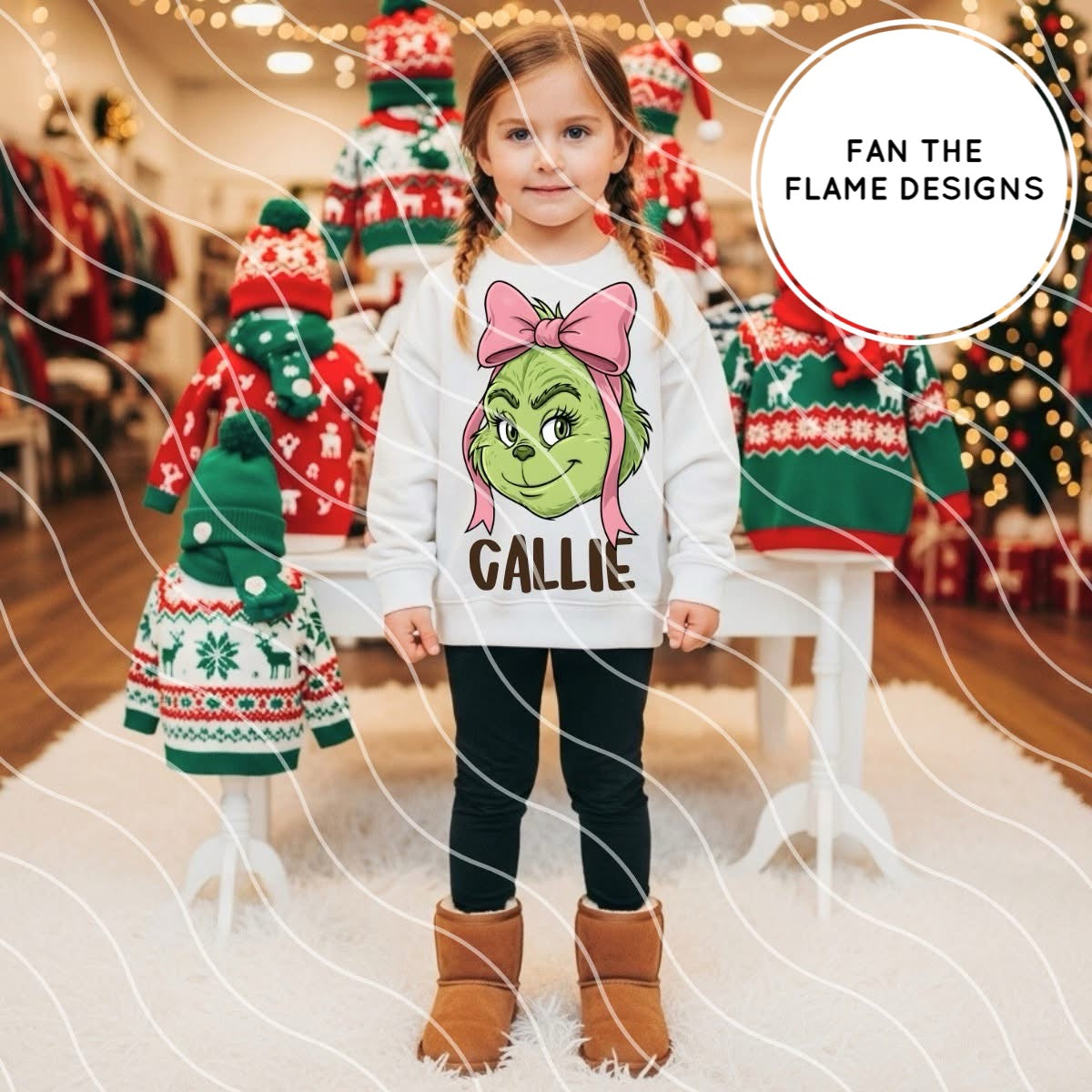 Personalized Green Boy/Girl Tee/Sweatshirt