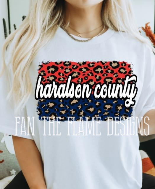 Leopard Haralson County tee/sweatshirt