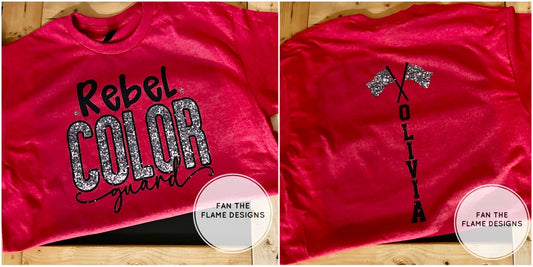 Custom Rebel Color Guard - Front & Back Design
