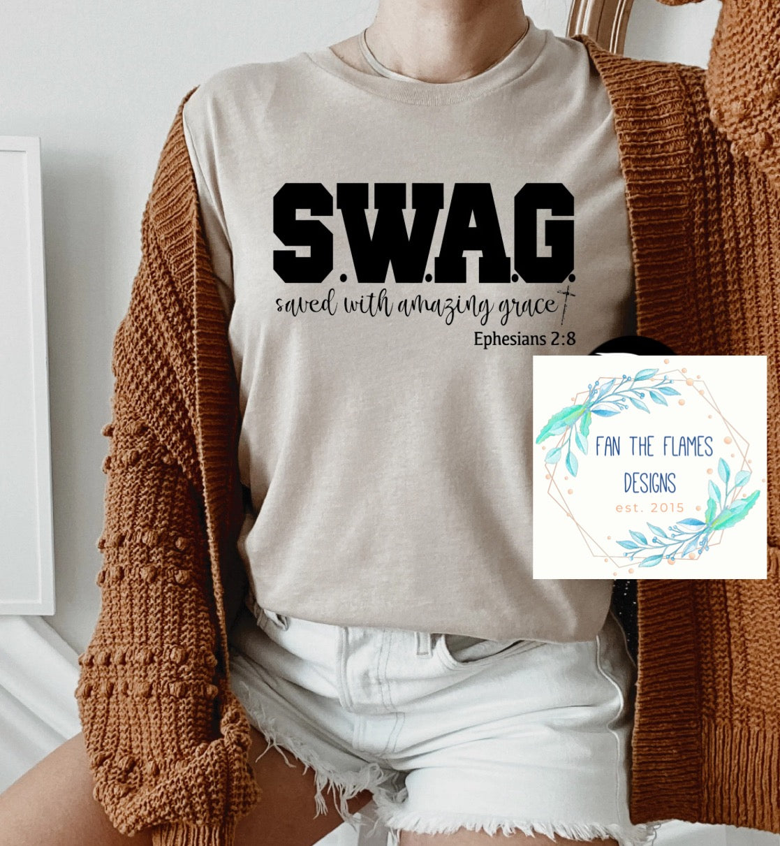 SWAG Saved With Amazing Grace tee/sweatshirt