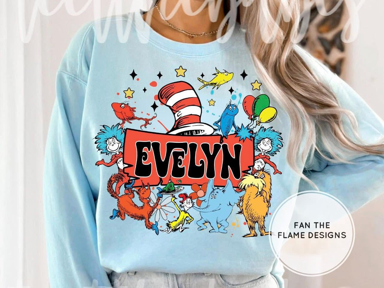 Seuss Name Short/Long/Sweatshirt