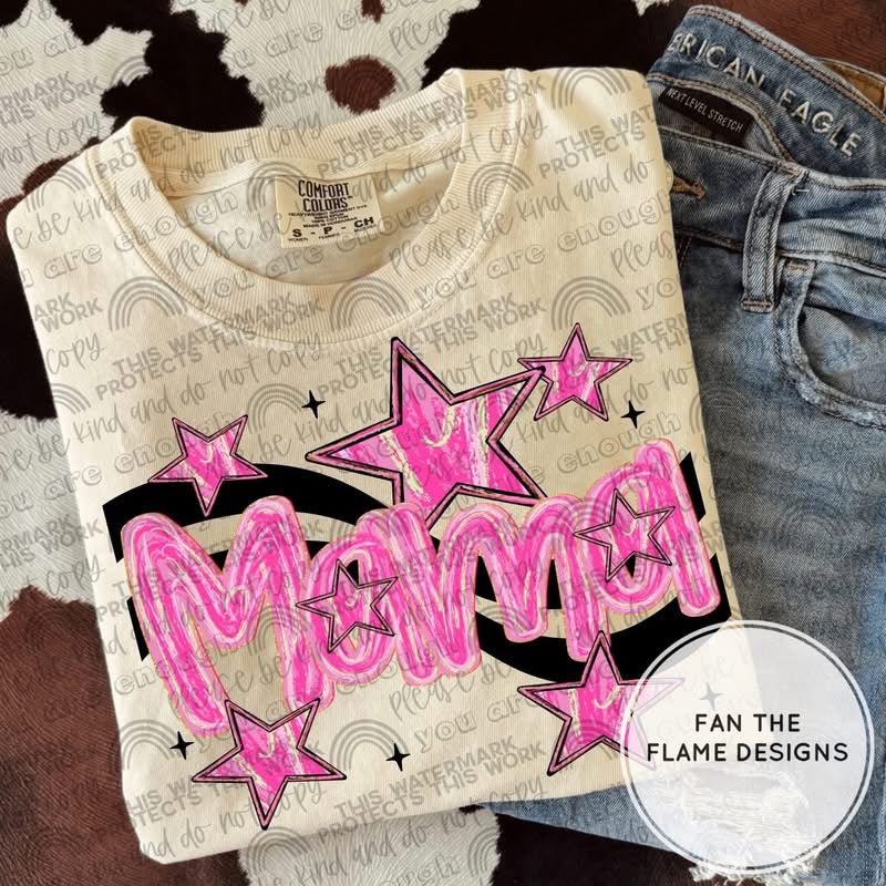 Mama/Mini with stars Short/Long/Sweatshirt