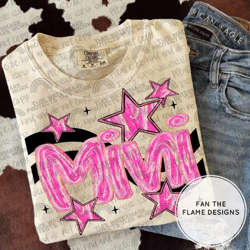 Mama/Mini with stars Short/Long/Sweatshirt