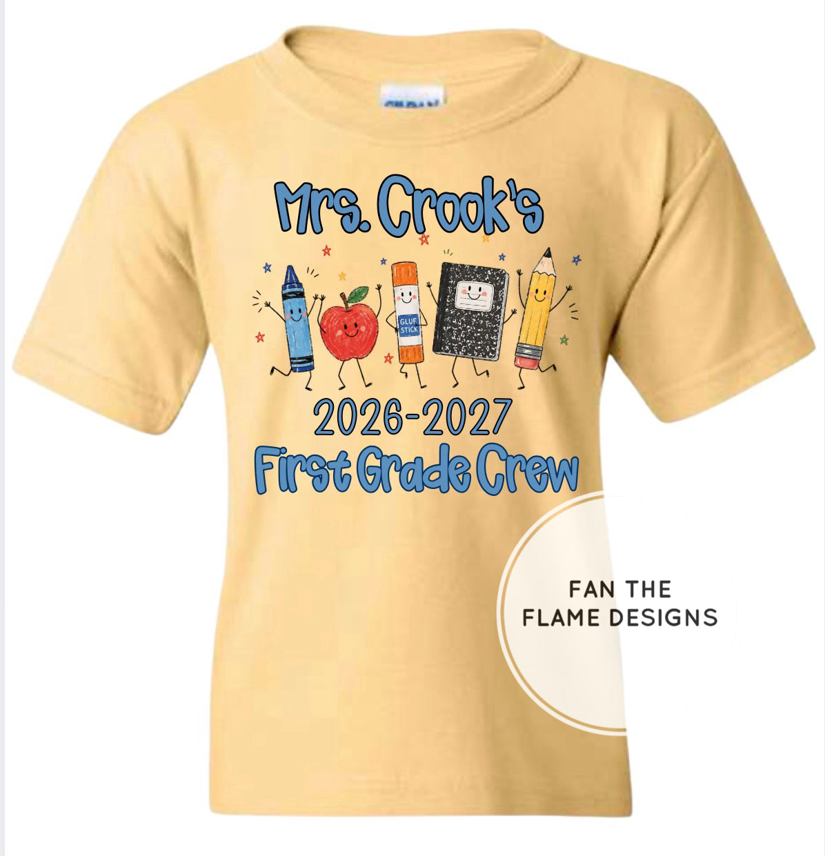 Mrs. Crook’s class tee