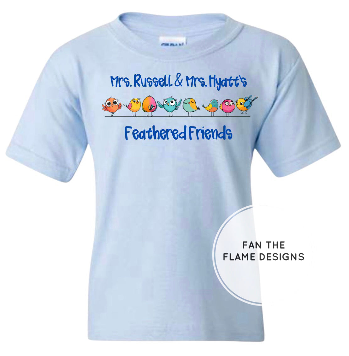Mrs Russell’s class tee