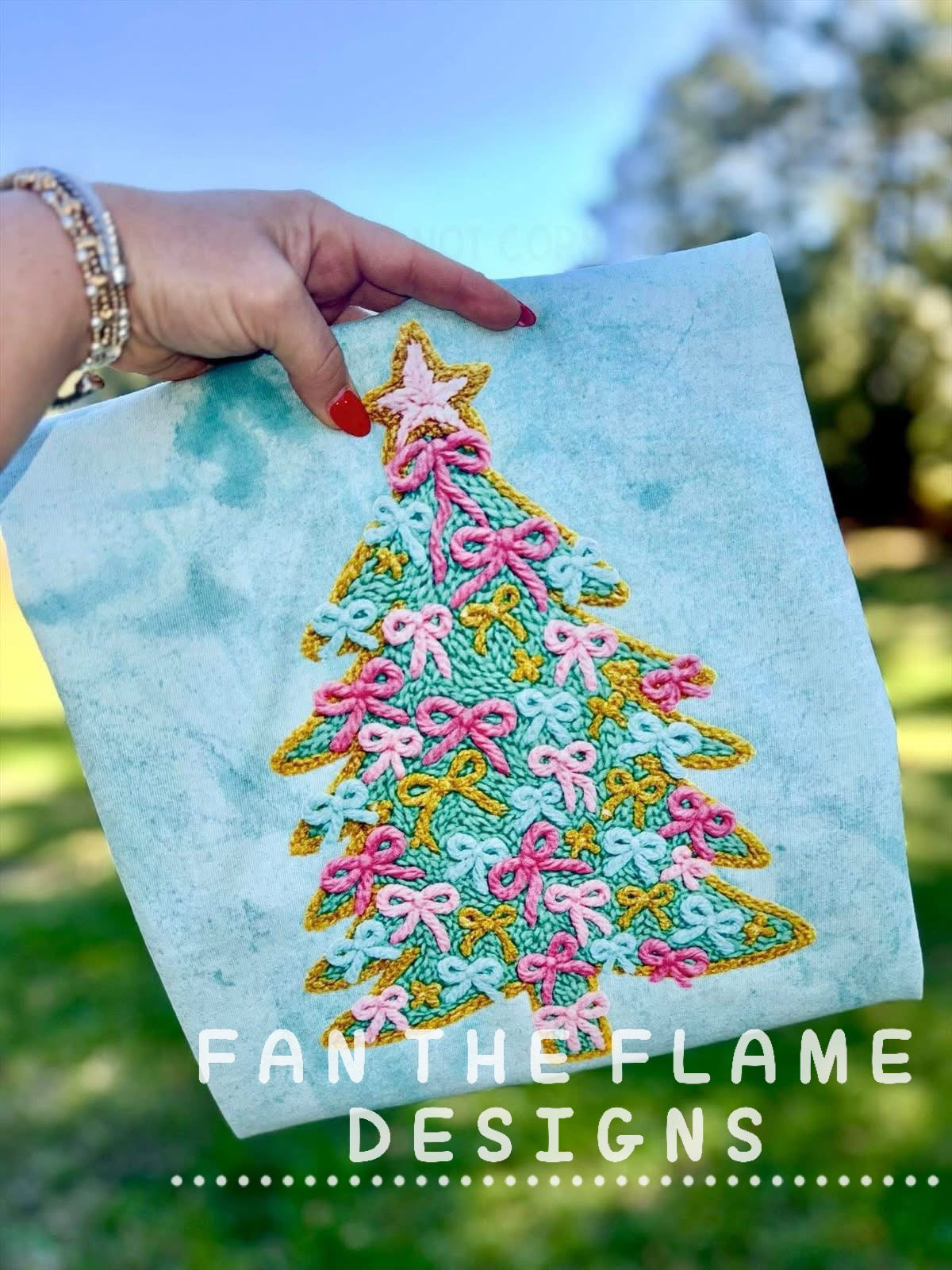 Christmas Tree Coquette Tee/Sweatshirt