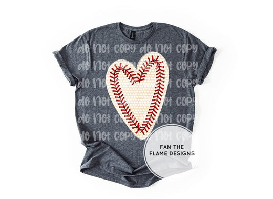 Baseball Heart Short/Long/Sweatshirt