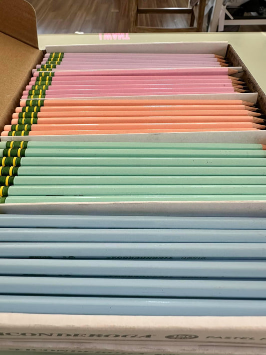 Pastel Personalized Pencils