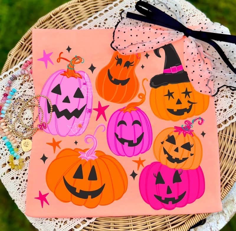 Orange & Pink Pumpkins
