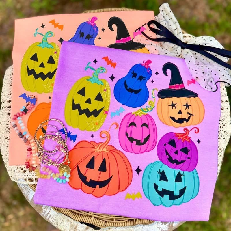 Orange & Pink Pumpkins