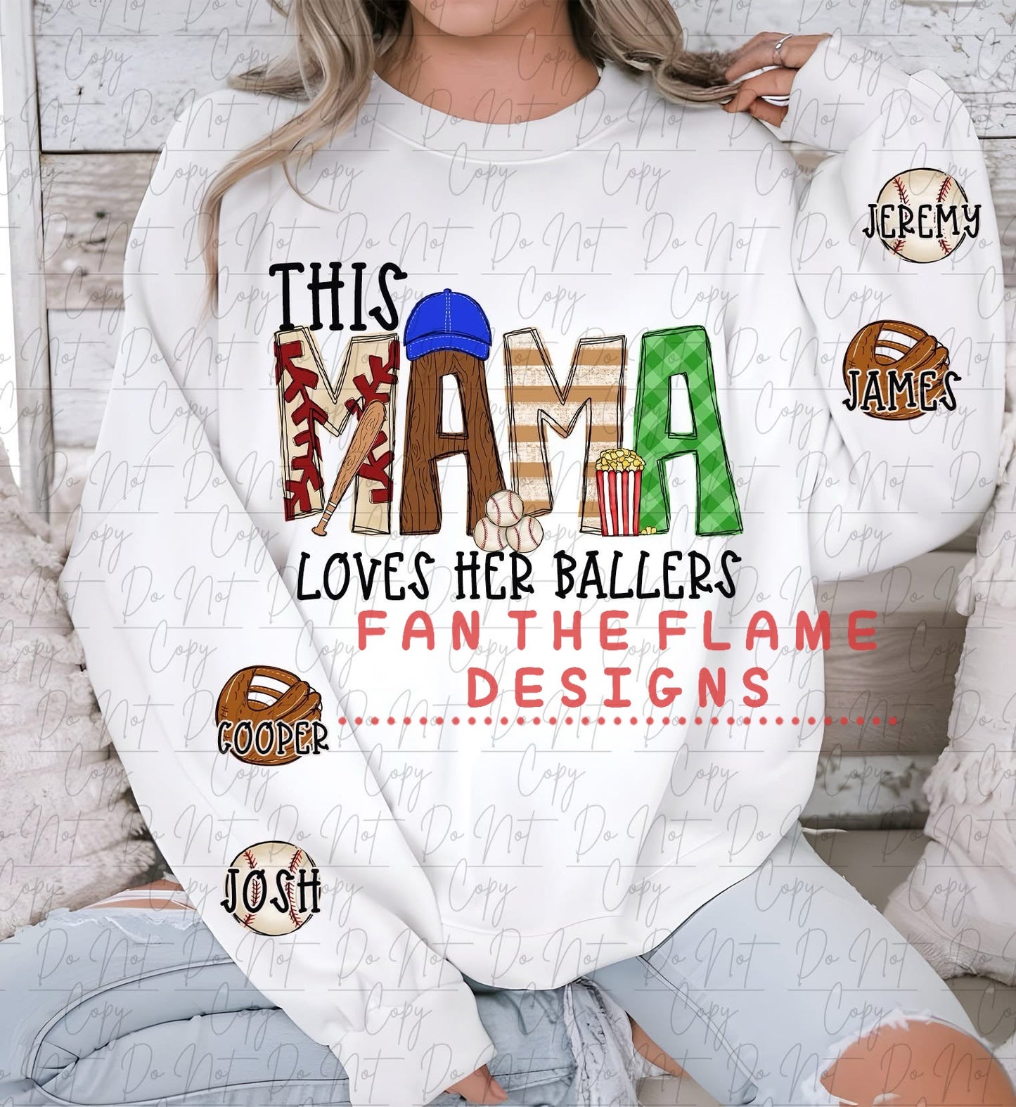 This MAMA loves her ballers Tee/Sweatshirt