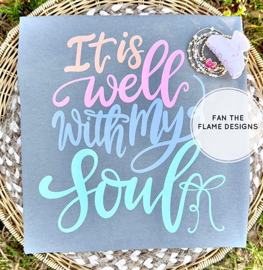 It is well with my soul Short Sleeve Tee
