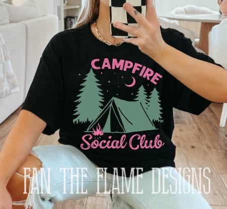 Campfire Social Club tee/sweatshirt