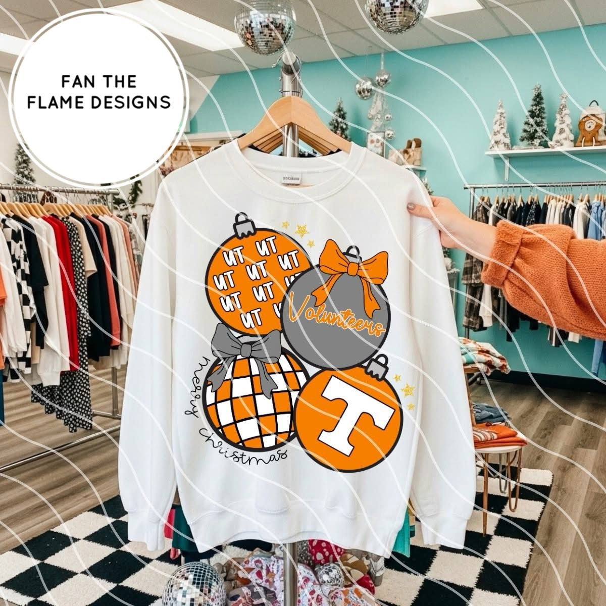 Retro Tennessee Christmas Ornaments Tee/Sweatshirt