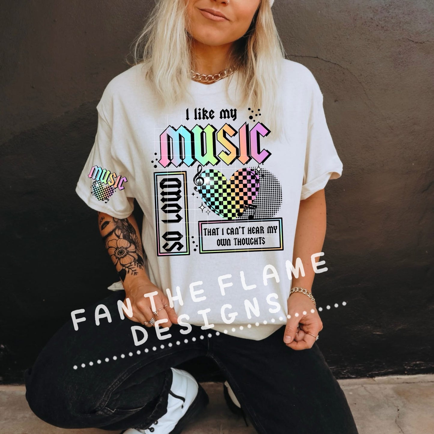 I like my music so loud tee/sweatshirt