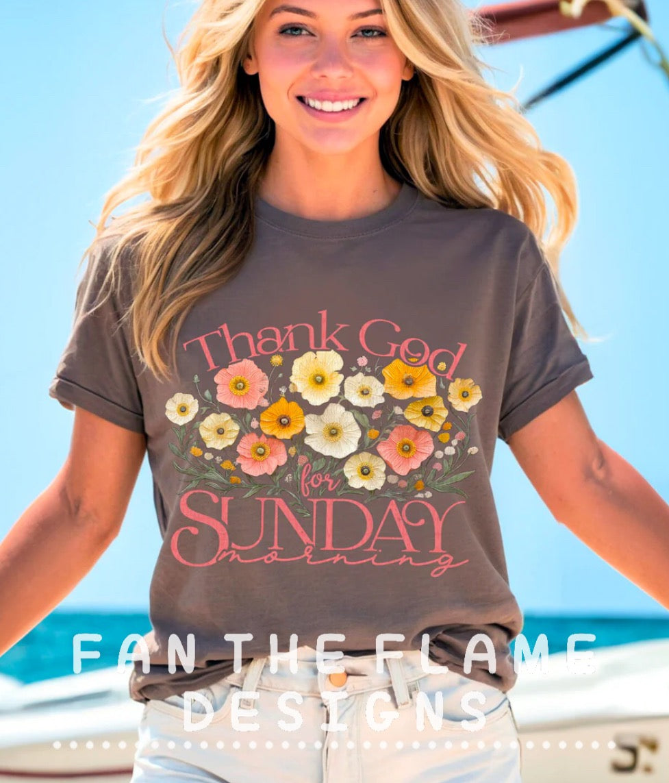 Thank god for Sunday tee/sweatshirt