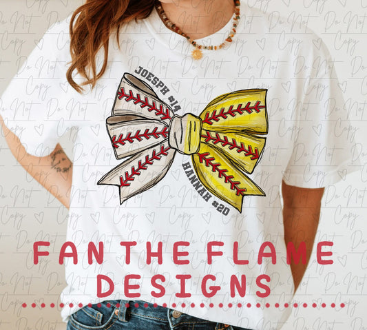 Split Baseball/Softball Mama tee/sweatshirt