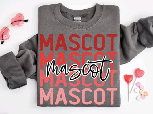 Valentine Mascot tee/sweatshirt