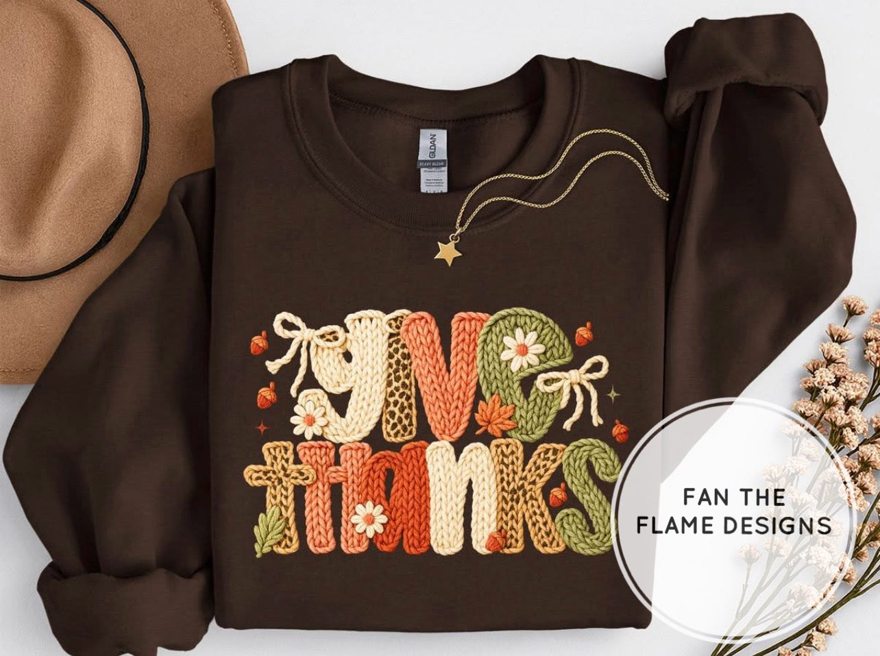 Give thanks yarn Tee/Sweatshirt