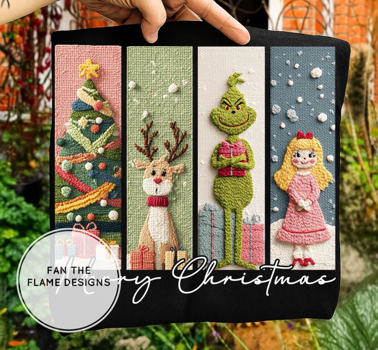 Retro Yarn Green Monster Short/Long/Sweatshirt