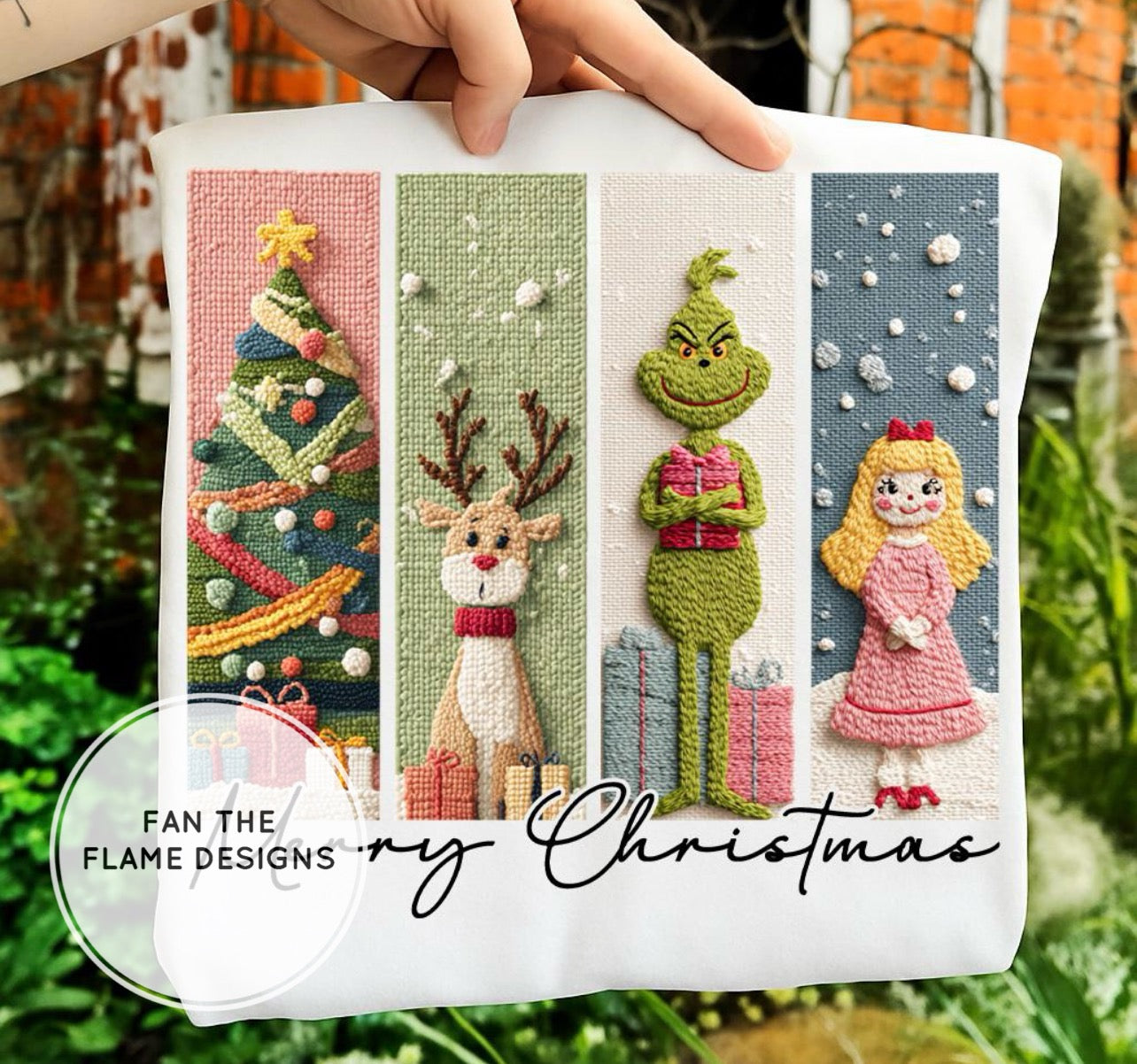 Retro Yarn Green Monster Short/Long/Sweatshirt