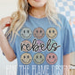 Leopard Stacked Macot Smileys tee/sweatshirt