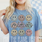 Leopard Stacked Macot Smileys tee/sweatshirt