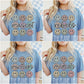 Leopard Stacked Macot Smileys tee/sweatshirt