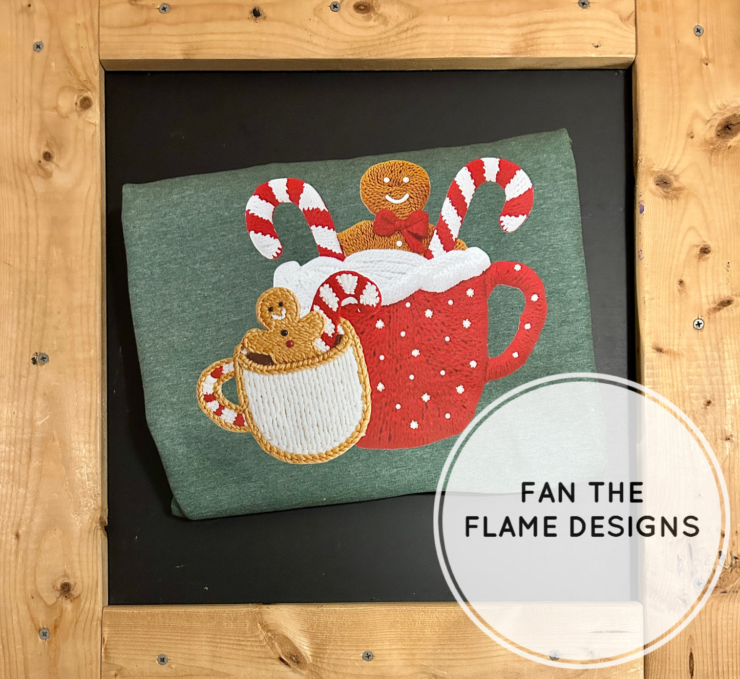 Hot Cocoa faux yarn Tee/Sweatshirt