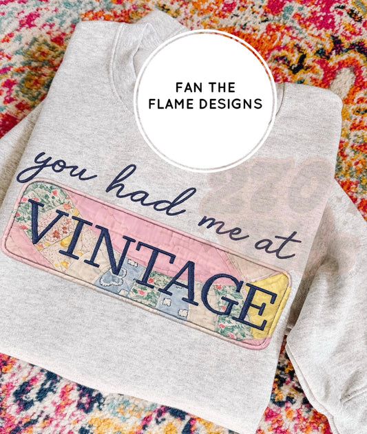 You had me at Vintage