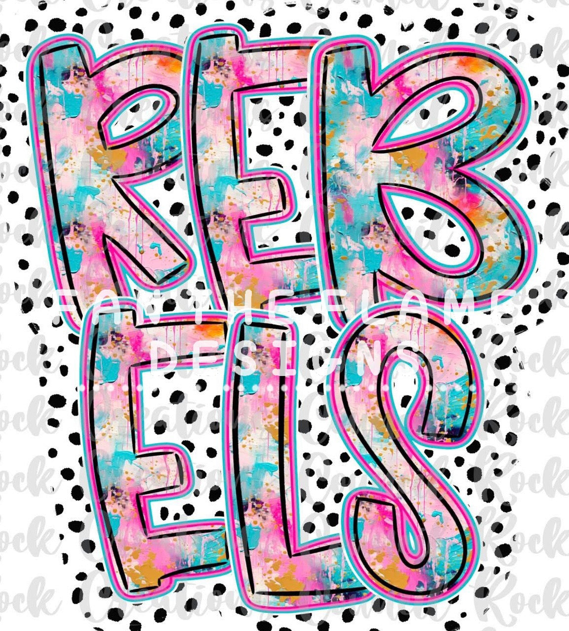 Polka Dot Rebels tee/tank