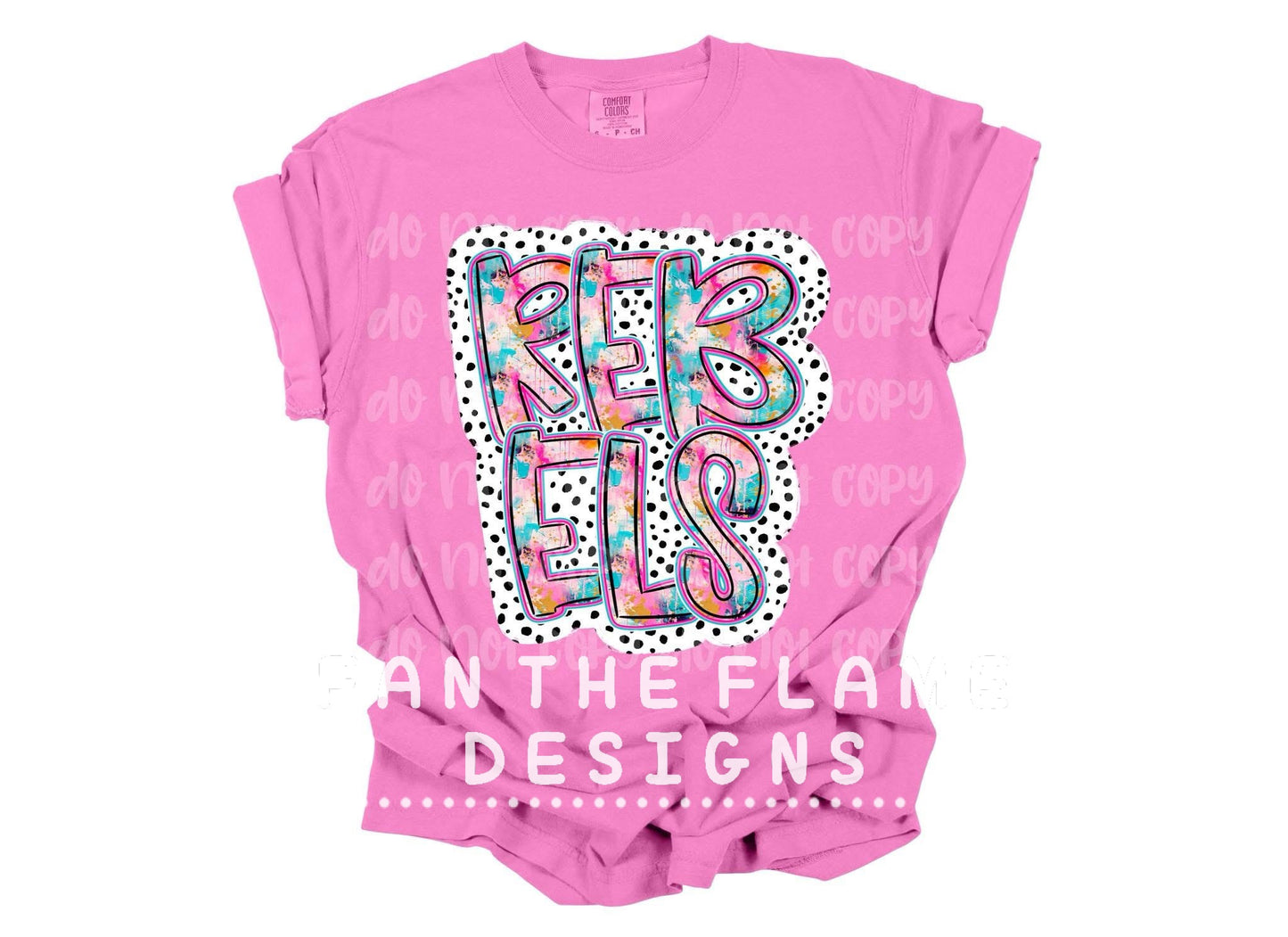 Polka Dot Rebels tee/tank