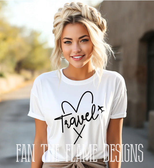 Travel Love tee/sweatshirt