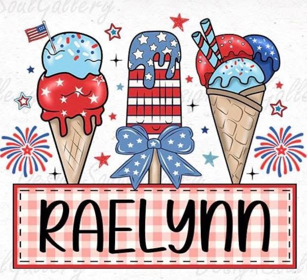 Personalized 4th of July