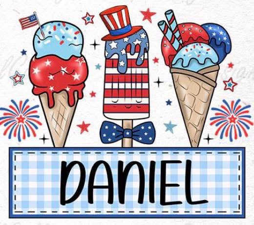 Personalized 4th of July