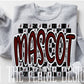 Checkered Bolt Mascot tee/sweatshirt