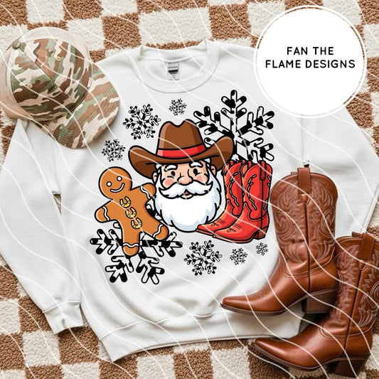 Cowboy Christmas Short/Long/Sweatshirt