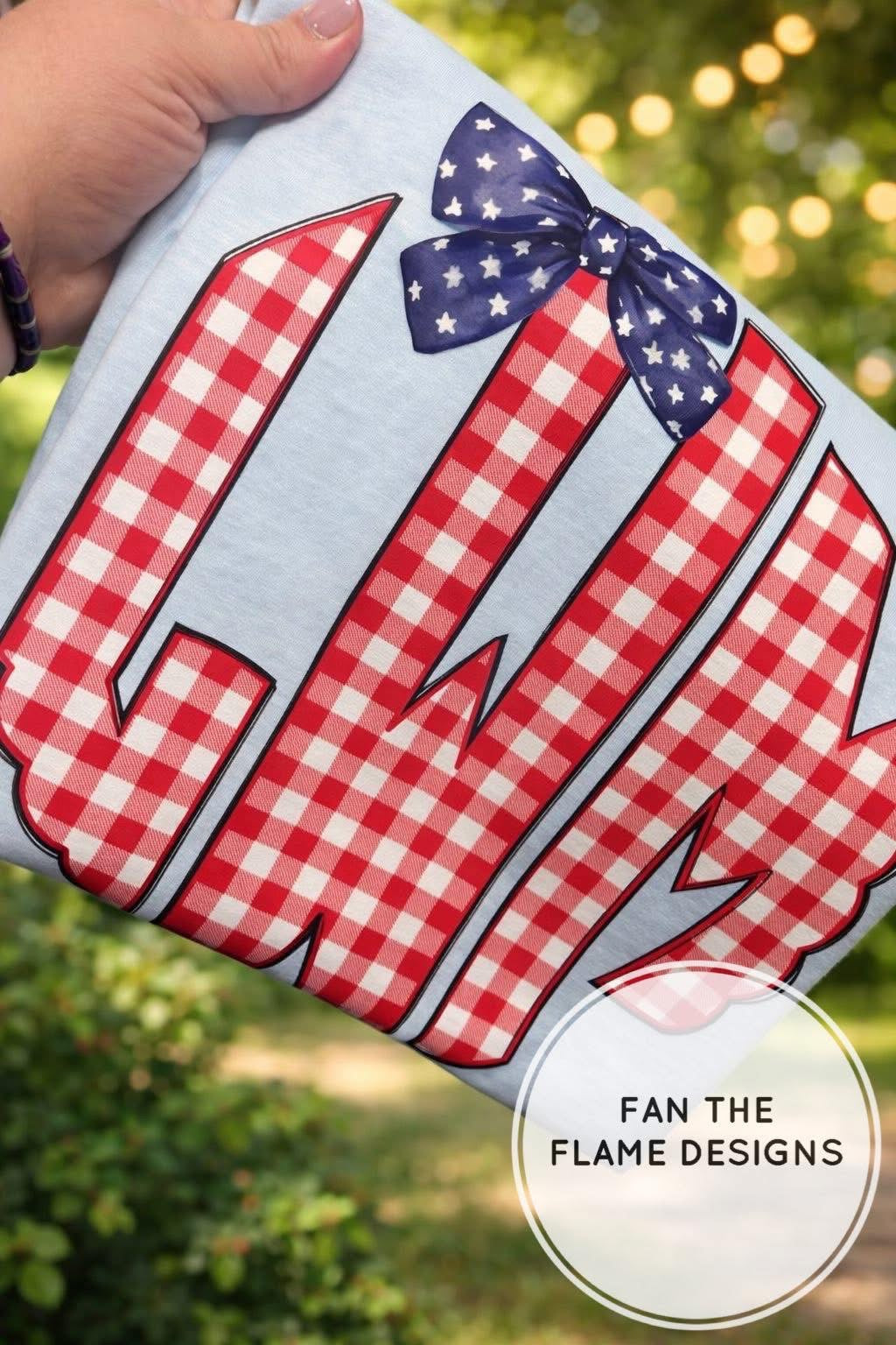 4th of July Monogram