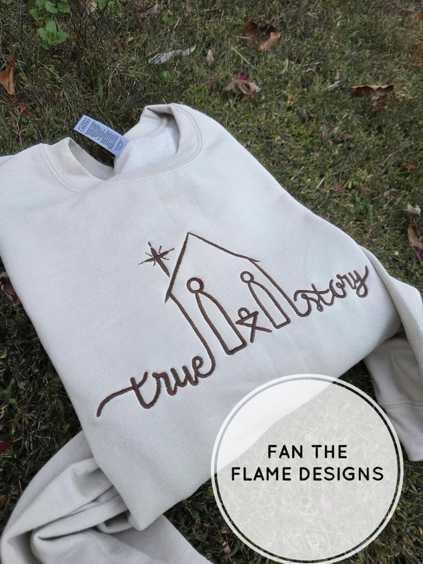 True Story Embroidered Sweatshirt