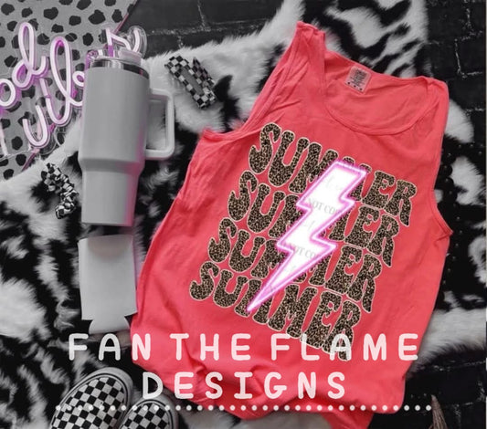 Leopard Summer tee/tank