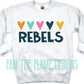 Rebels Hearts tee/sweatshirt for ALL Sizes !!!