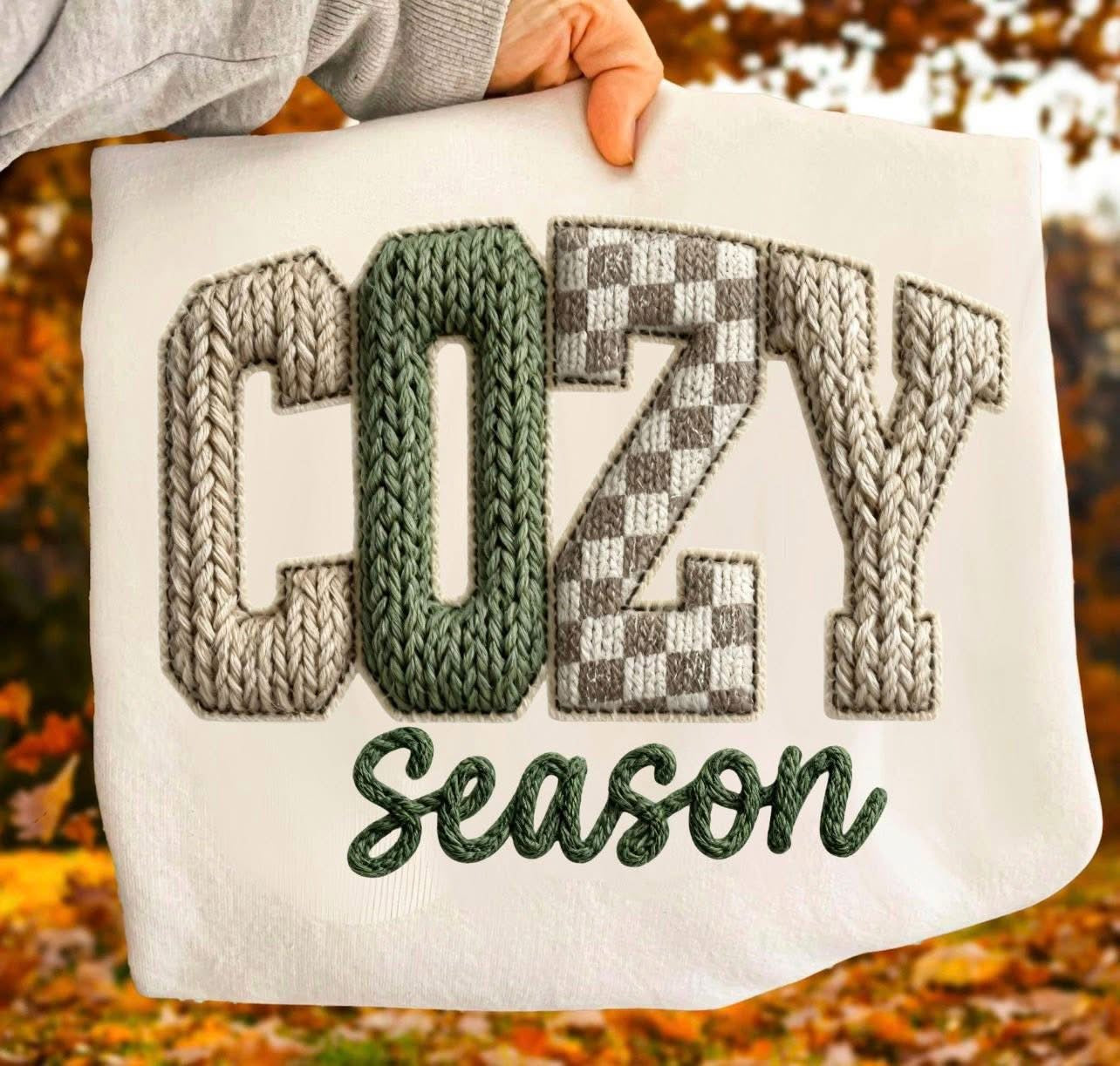 Cozy Season Faux Yarn Short/Long/Sweatshirt