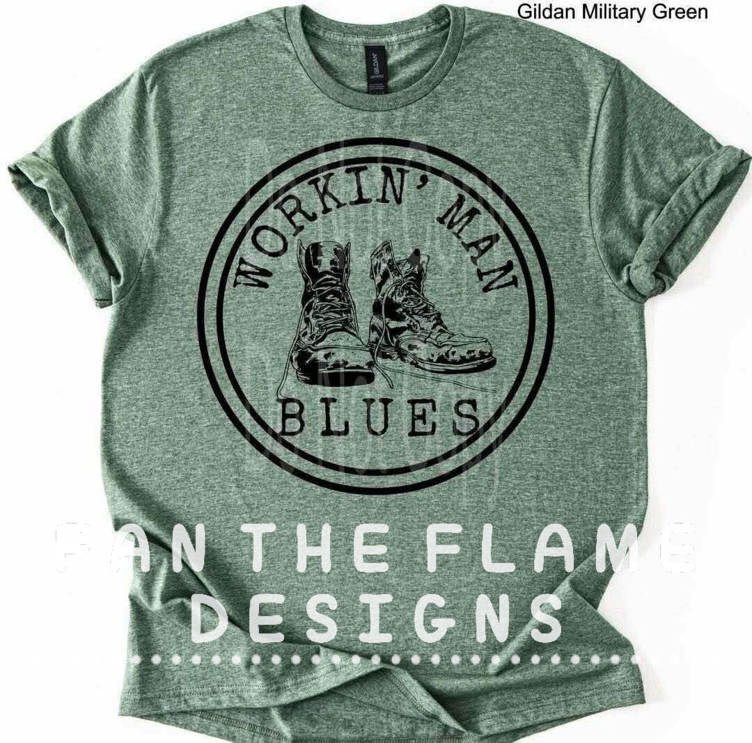Working Man Blues tee/tank