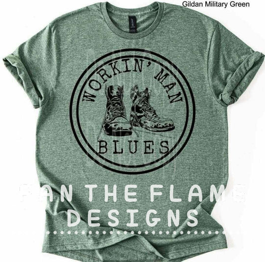 Working Man Blues tee/tank