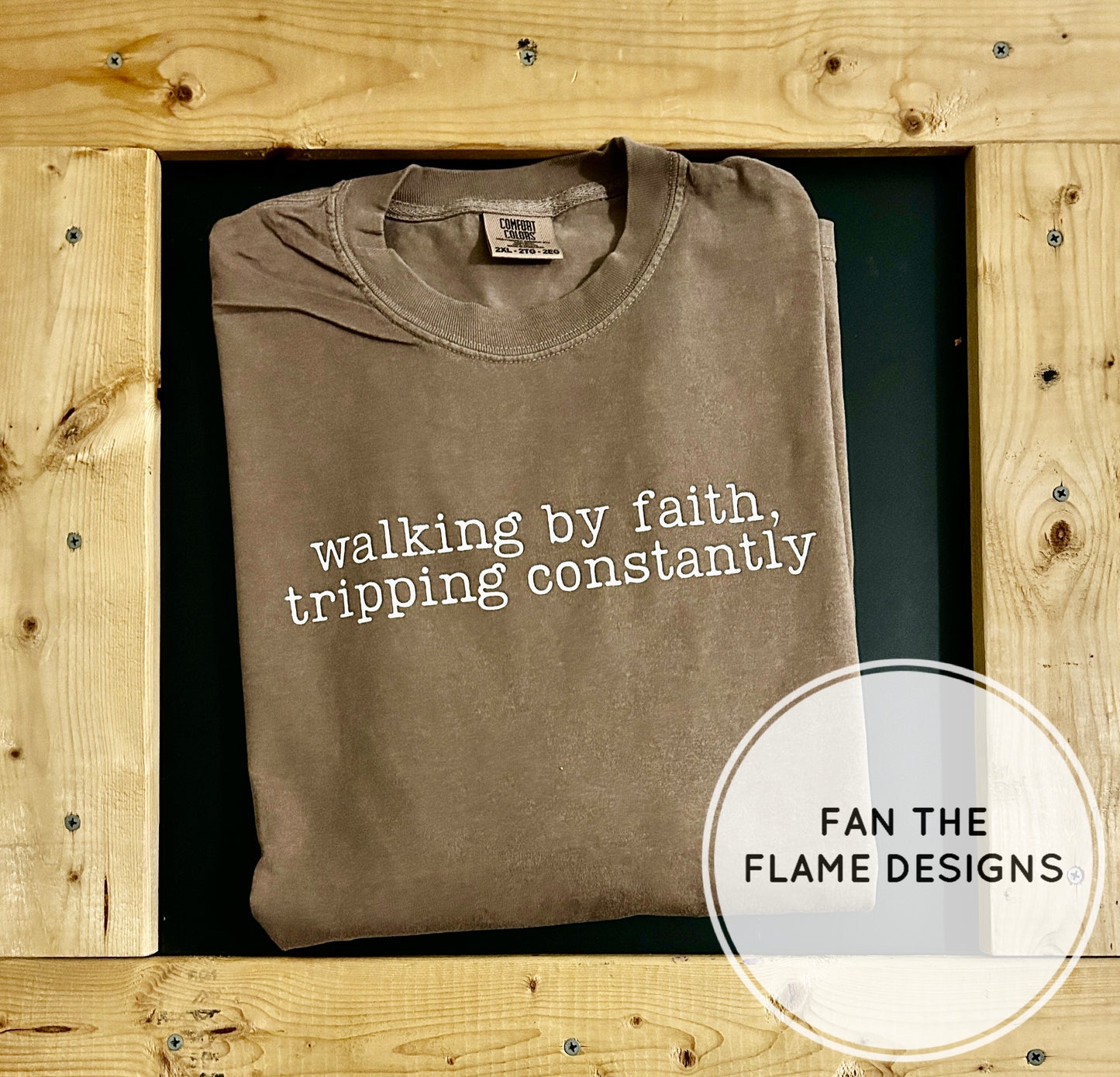 Walking by faith, tripping constantly