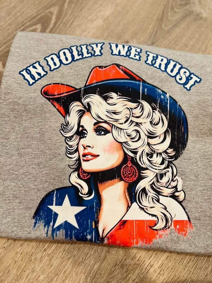 In Dolly we trust tee/tank